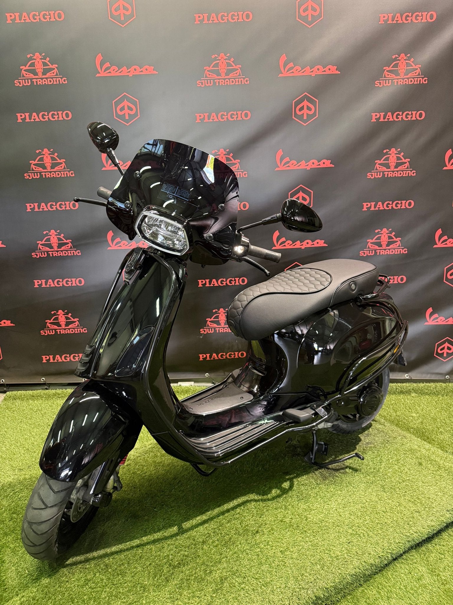 Vespa Sprint 2018 Brom! Black on Black / RS Zadel / Garantie, -, -, Ophalen of Verzenden, -