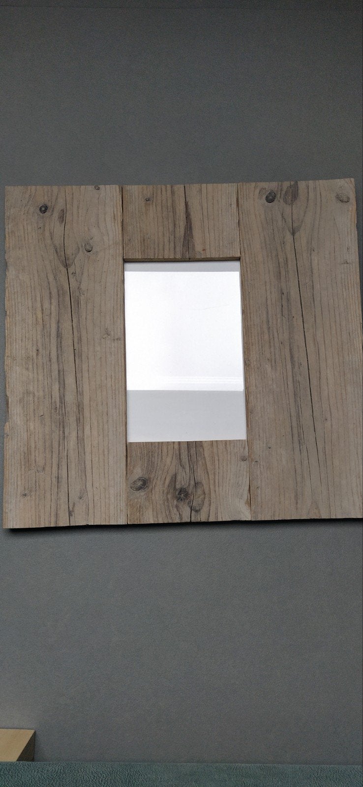Fotolijst met houten lijst van gerecycled hout, Ophalen, Vierkant