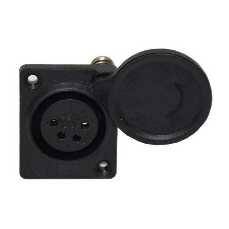 4-polige XLR plug female voor o.a. Qwic en Kemp Starley accu, Ophalen of Verzenden, Nieuw