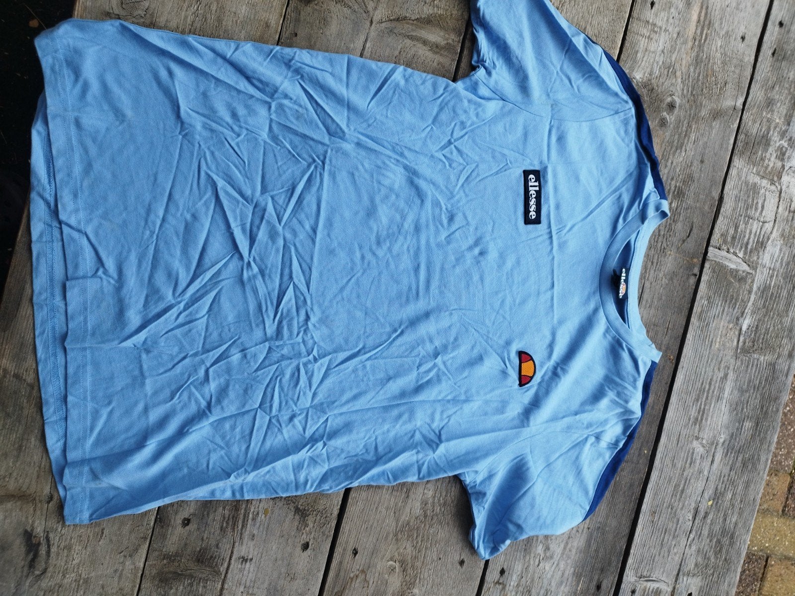 Ellesse tshirt, Maat 38/40 (M), Blauw, Ophalen of Verzenden, Zo goed als nieuw