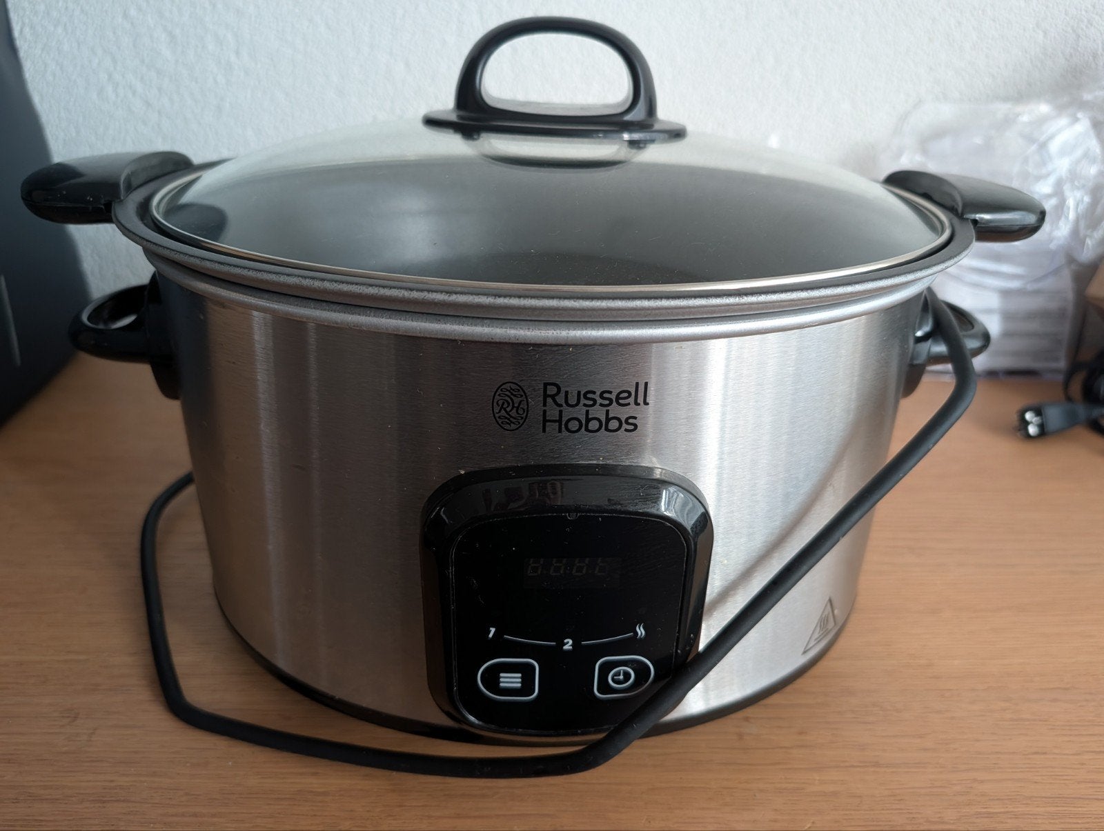 Russell Hobbs Maxicook Digitale Slowcooker 6L, Witgoed en Apparatuur, Slowcookers, Ophalen, Timer, Zo goed als nieuw