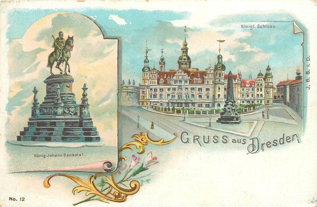 379-121-005 Dresden, Verzenden, Voor 1920, Duitsland