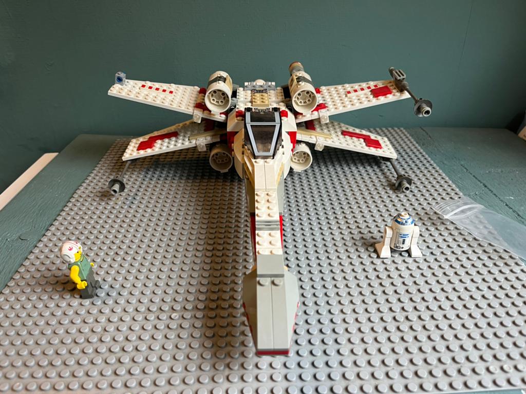 Lego star wars 4502 X-wing, Ophalen of Verzenden, Zo goed als nieuw, Actiefiguurtje
