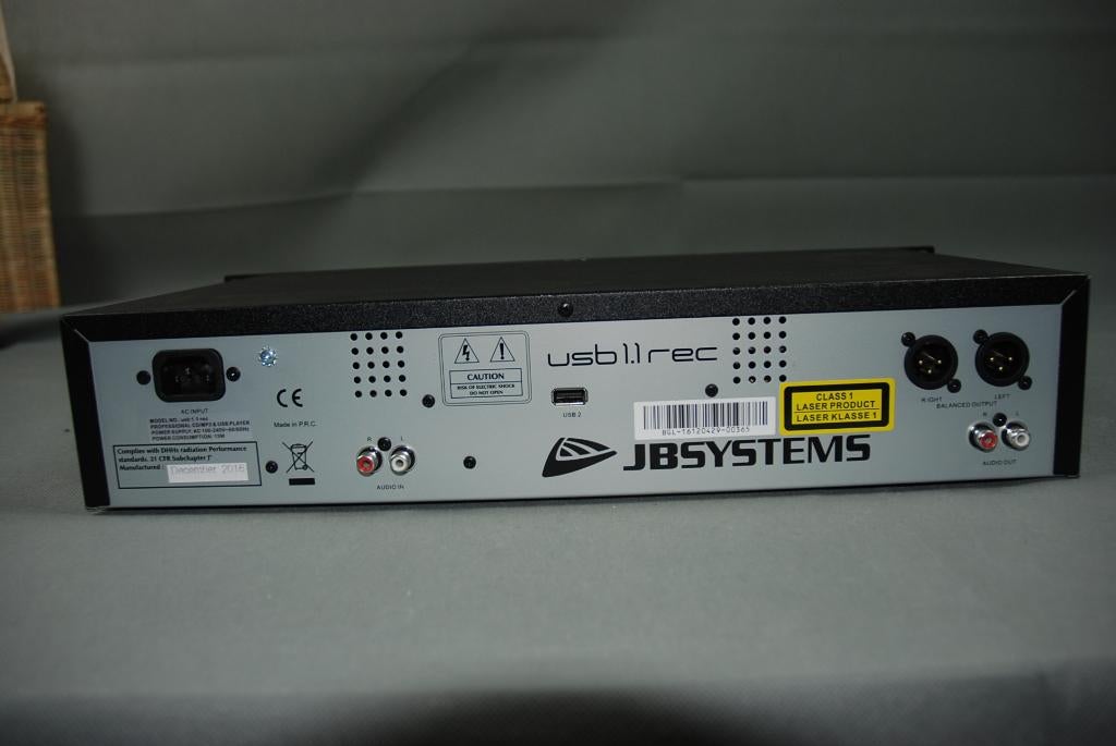 JB Systems 19 inch cd/usb speler recorder USB 1.1. REC, Gebruikt, ., Drums of Percussie, Ophalen of Verzenden
