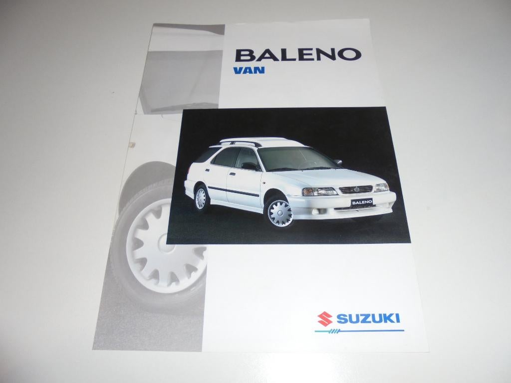 leaflet Suzuki Baleno Van  1998, Ophalen of Verzenden, Zo goed als nieuw, Overige merken