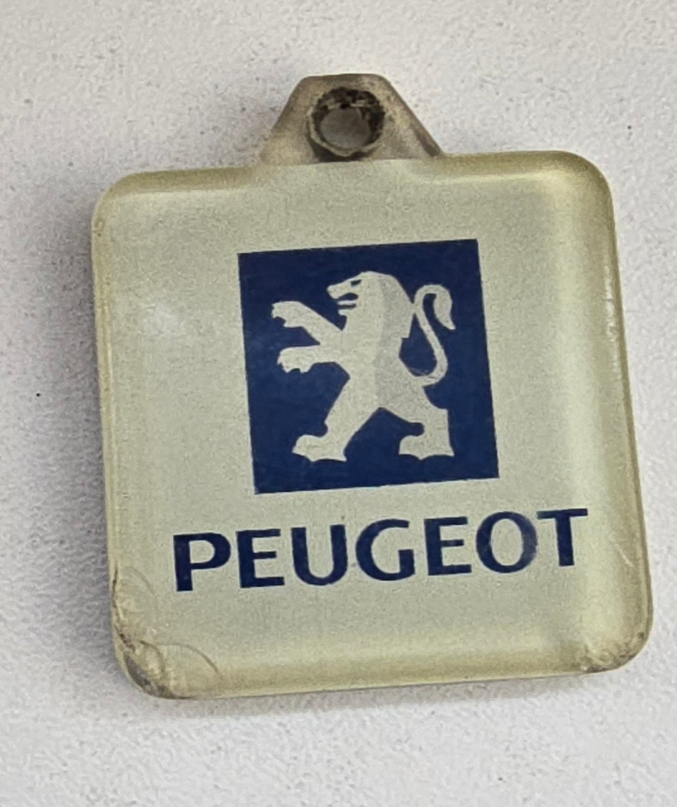 Vintage Peugeot Sleutelhanger - Hans Lammers Aalsmeer, Verzamelen, Ophalen of Verzenden