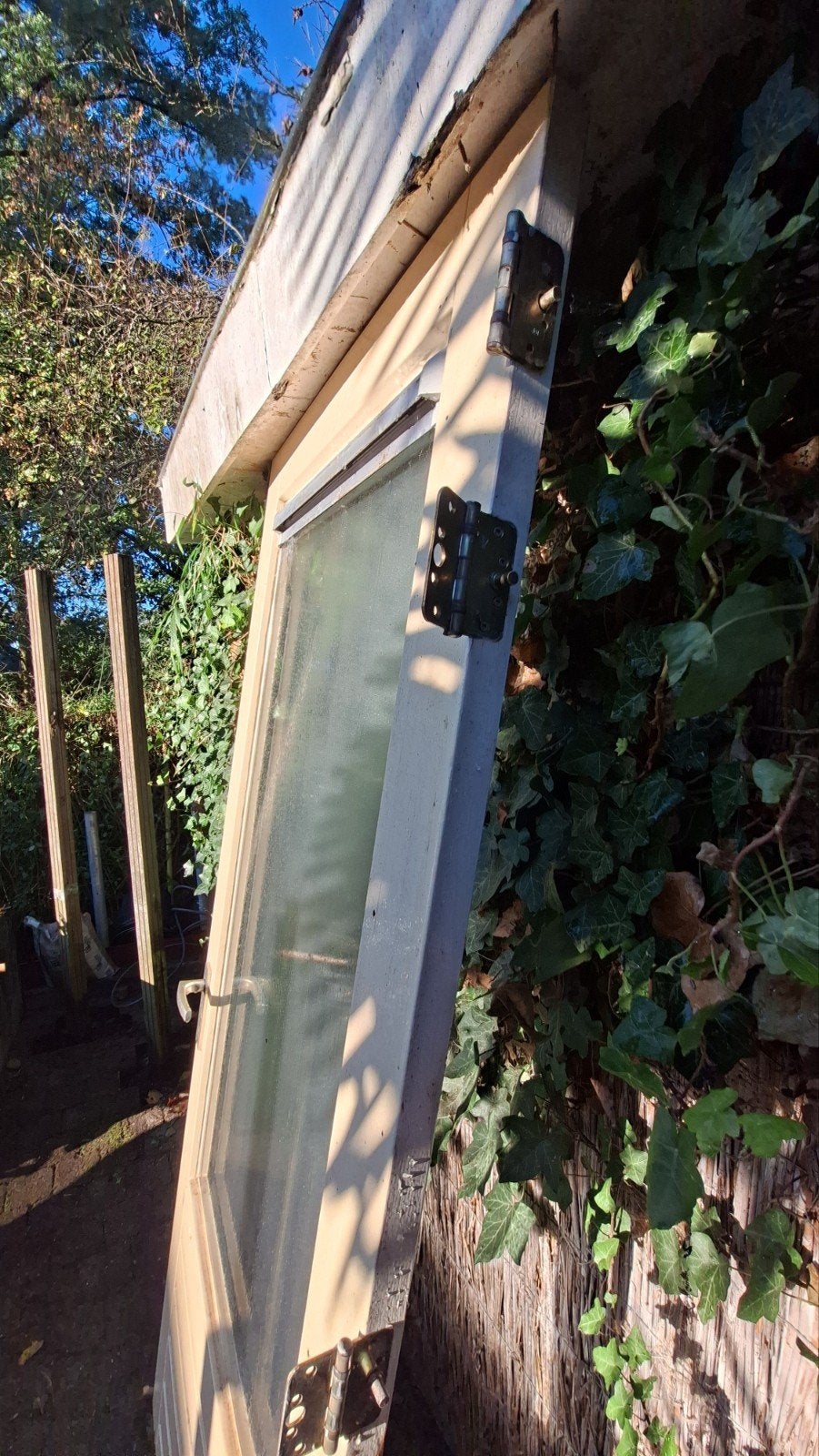 Gebruikte Buitendeur met Glaspaneel., Ophalen, Gebruikt, 80 tot 100 cm, Buitendeur
