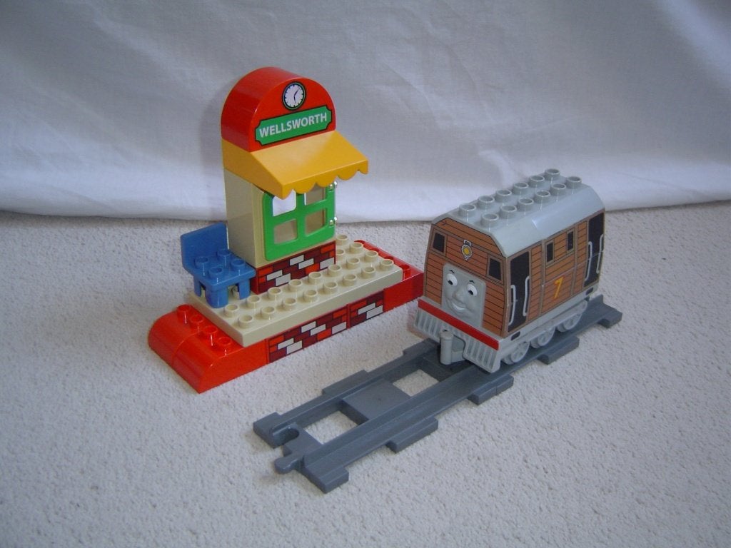 duplo set 5555 Toby at Wellsworth Station (Thomas serie), Gebruikt, Ophalen of Verzenden, Duplo, Complete set