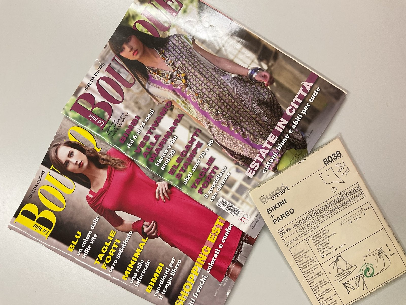 Italiaanse Modebladen Boutique & Burda Patronen, Ophalen of Verzenden, Zo goed als nieuw