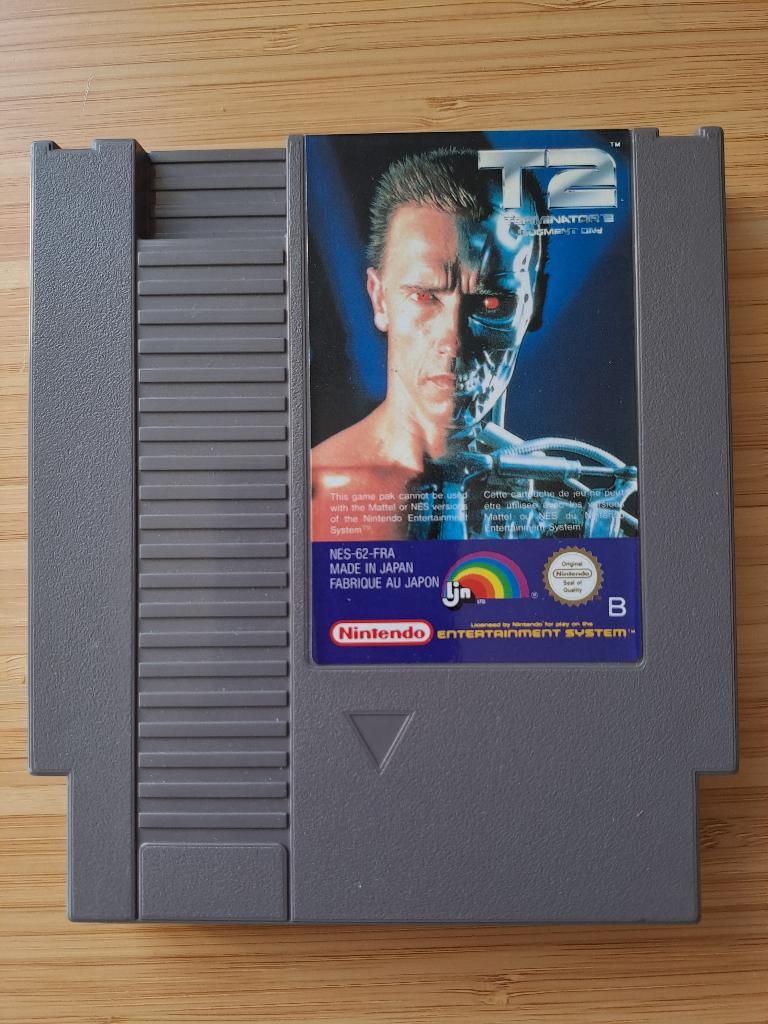 Terminator 2 Judgment day NES, Spelcomputers en Games, Games | Nintendo NES, Avontuur en Actie, Gebruikt, 1 speler, Ophalen of Verzenden