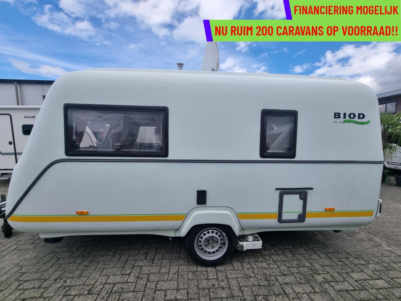 BIOD 420 T MOVER + BOOG LUIFEL + FIETSENDRAGER + DWARSBED, Caravans en Kamperen, Mover, Bedrijf, 750 - 1000 kg, 6 tot 7 meter