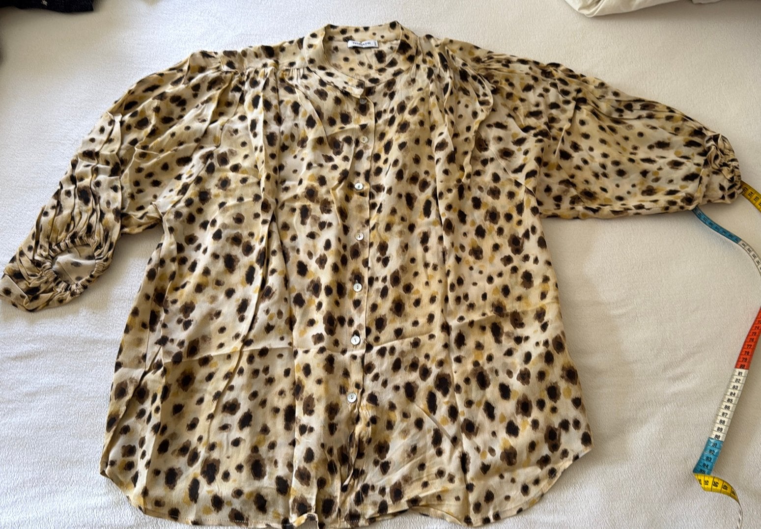 Penn & Ink zomerse blouse, Ophalen of Verzenden, Zo goed als nieuw, Maat 38/40 (M), Bruin