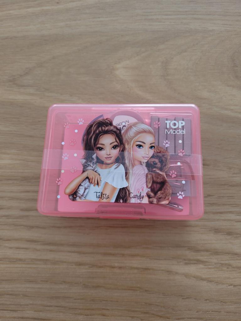 Nieuwe TOPModel Gum & Puntenslijper Set in Doosje, Ophalen of Verzenden