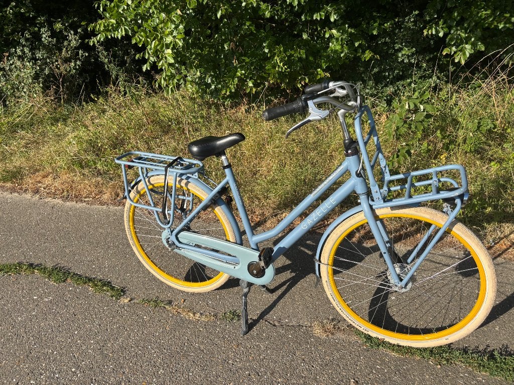 Mooie cortina gazelle fiets, Fietsen en Brommers, Fietsen | Dames | Damesfietsen, Ophalen, Versnellingen, Zo goed als nieuw, Schijfrem