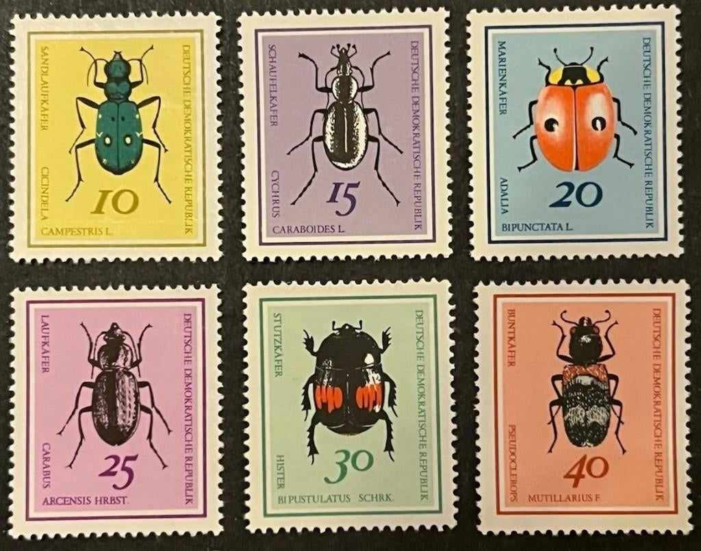 OOST-DUITSLAND 68 - Dieren: insecten (kevers), Ophalen of Verzenden, Postfris, Dier of Natuur