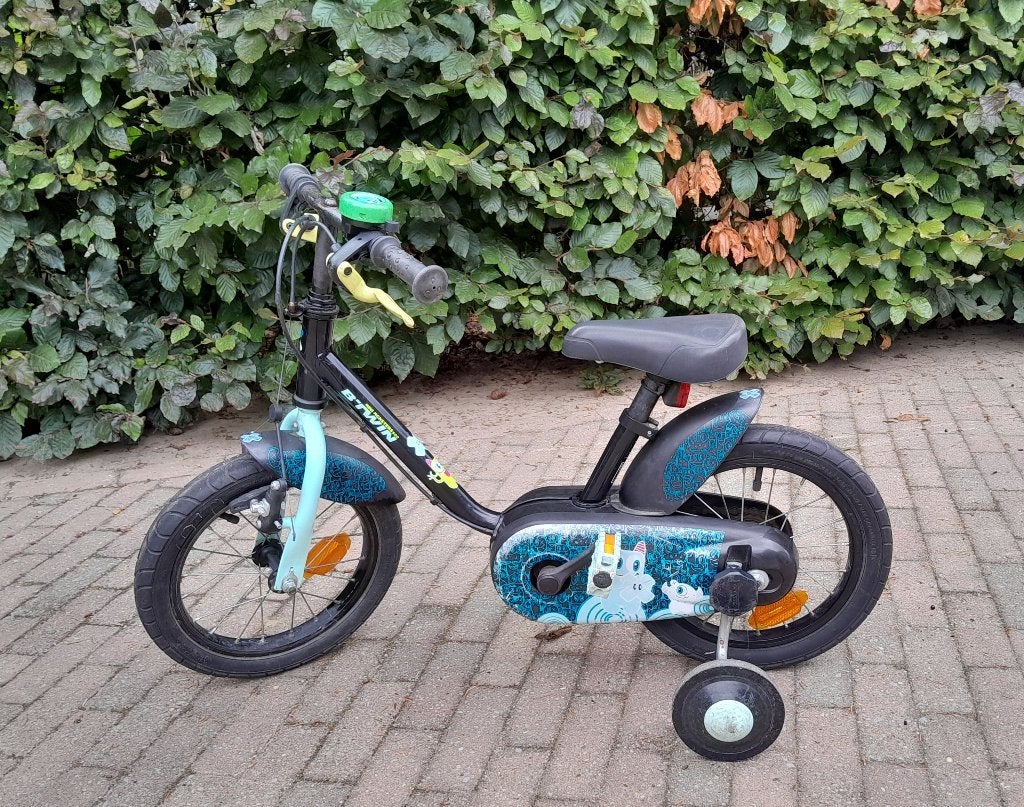 ~ Kinderfiets, Ophalen, Gebruikt, 14 inch of minder, Handrem