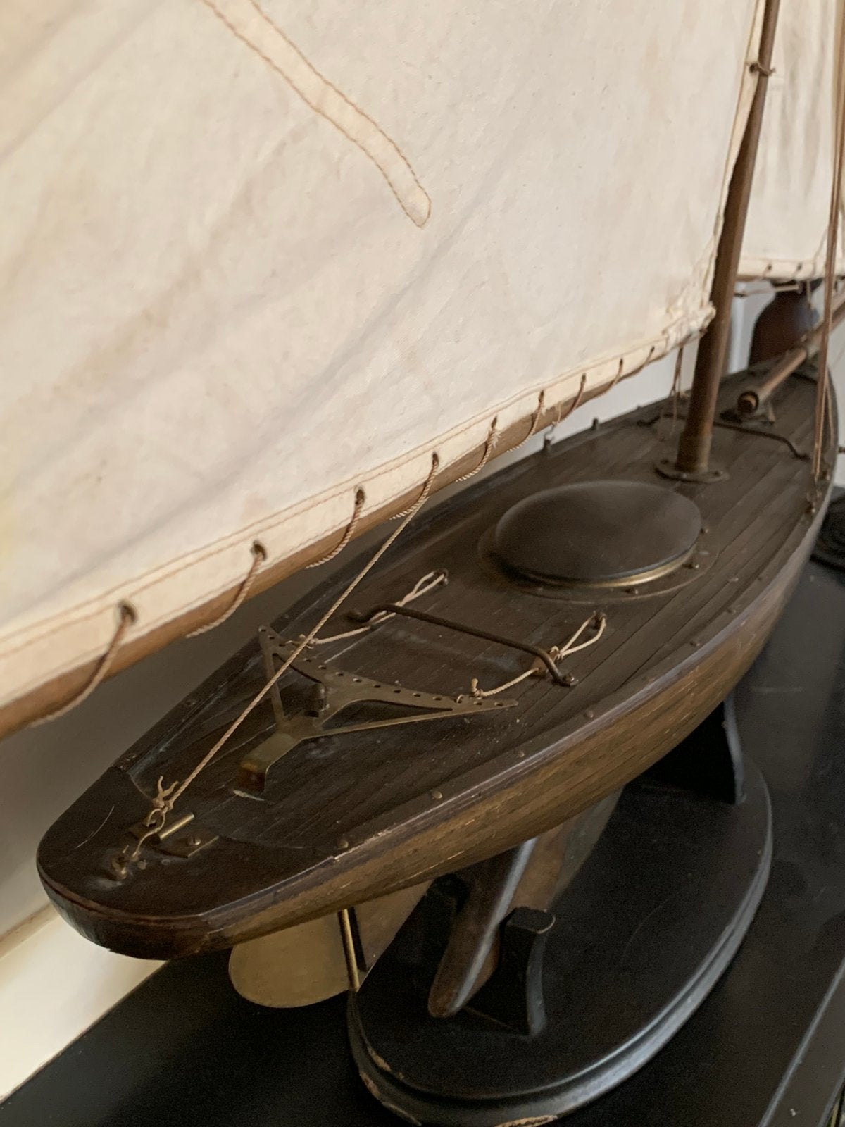 Scheepsmodel, Ophalen