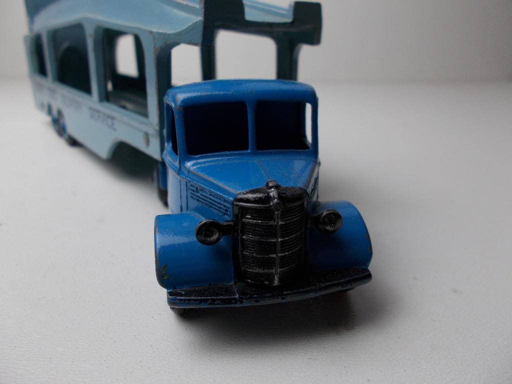 1955 Dinky Supertoys 982 BEDFORD PULLMORE CAR TRANSPORTER -B, Ophalen of Verzenden, Zo goed als nieuw, Bus of Vrachtwagen, Dinky Toys