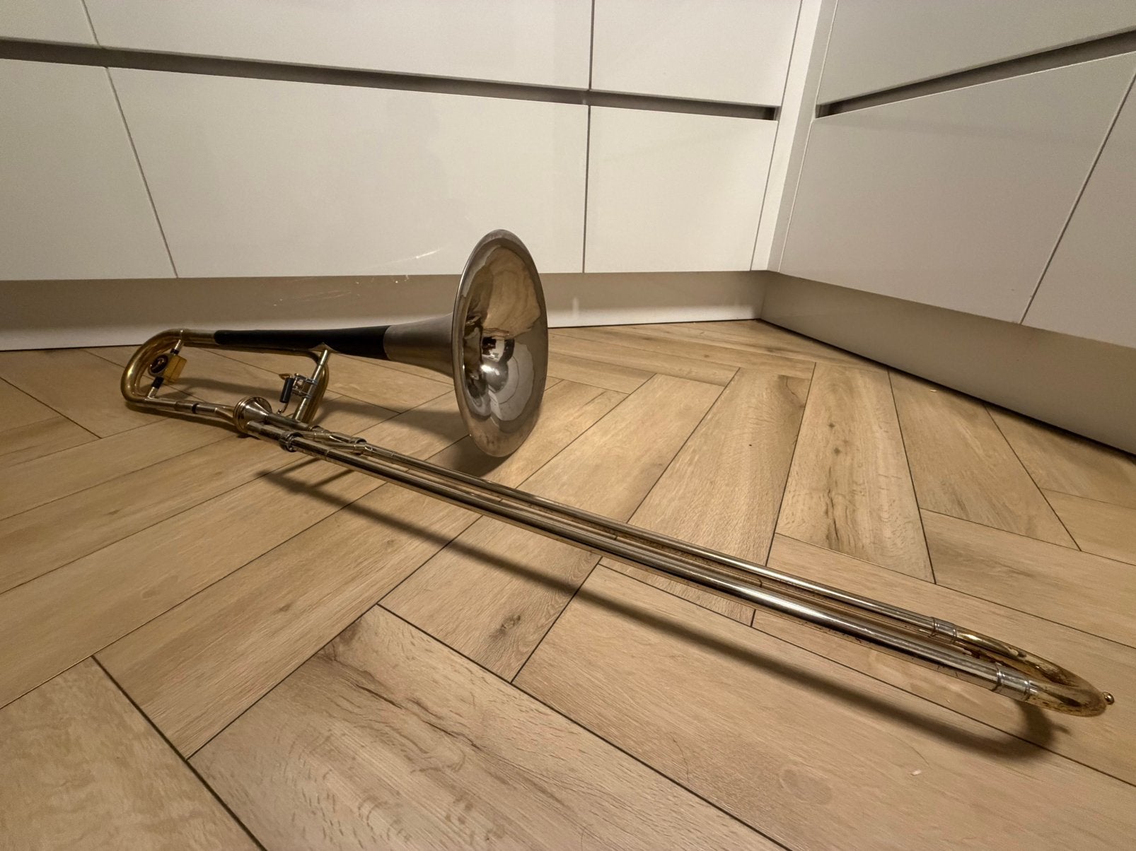 Bas Trombone, Muziek en Instrumenten, Ophalen, Zo goed als nieuw, Bas