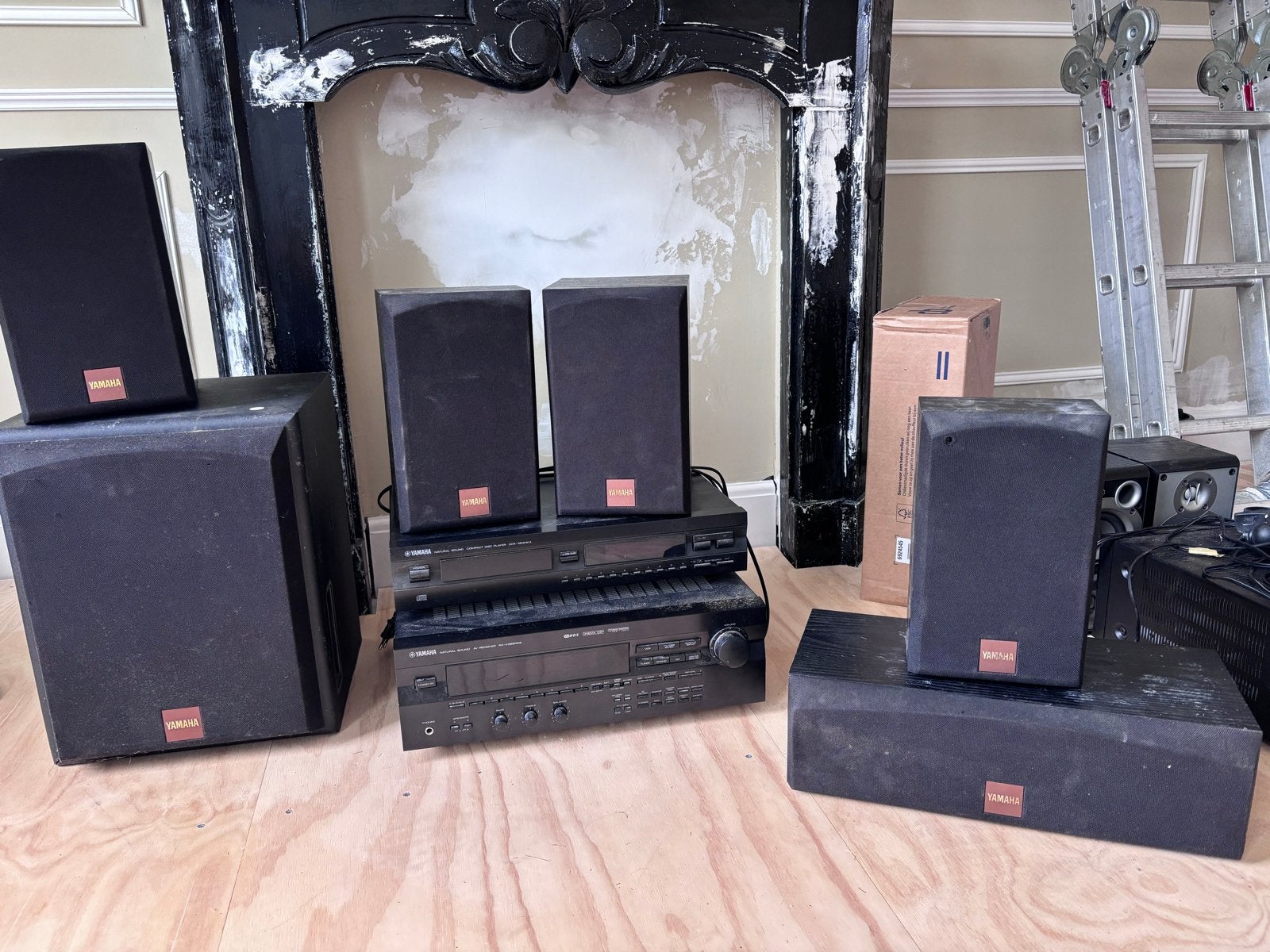 Yamaha Home Cinema Set met CD-speler en Speakers, Gebruikt, Losse componenten, Cd-speler, Ophalen