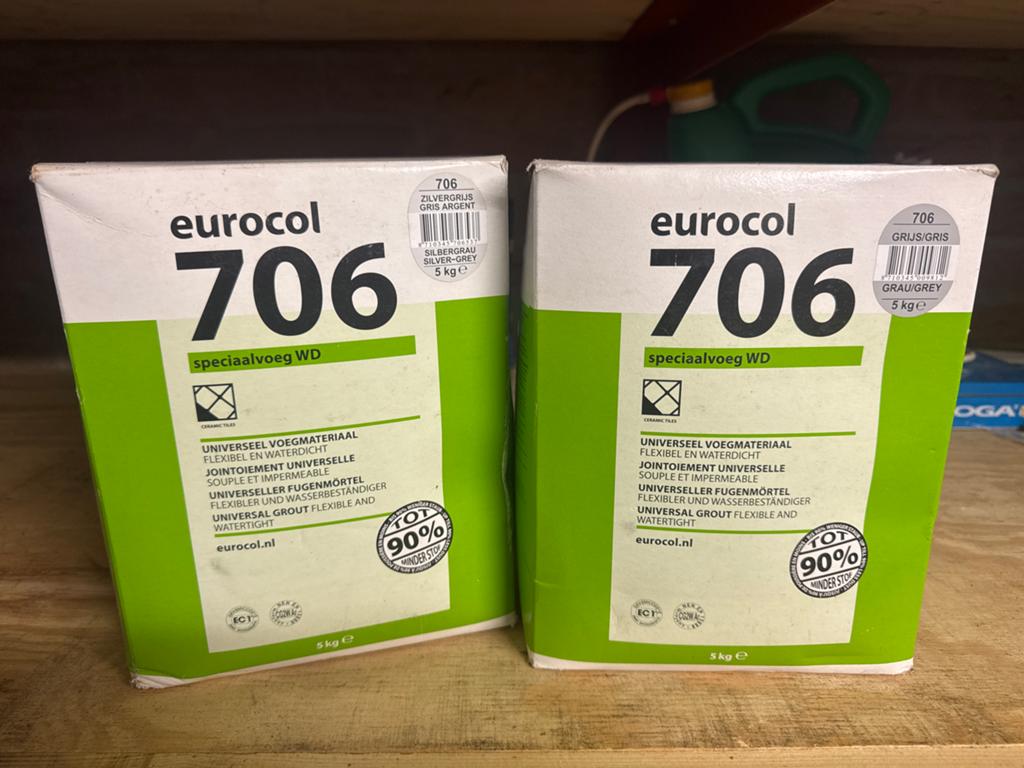 Eurocol 706 Speciaalvoeg WD - Flexibel en Waterdicht, Doe-het-zelf en Verbouw, Overige materialen, Overige typen, Nieuw, Ophalen of Verzenden