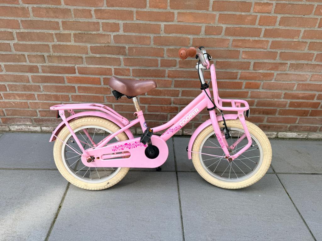 Fiets Cooper 16 inch, Ophalen, Zo goed als nieuw, 16 tot 20 inch