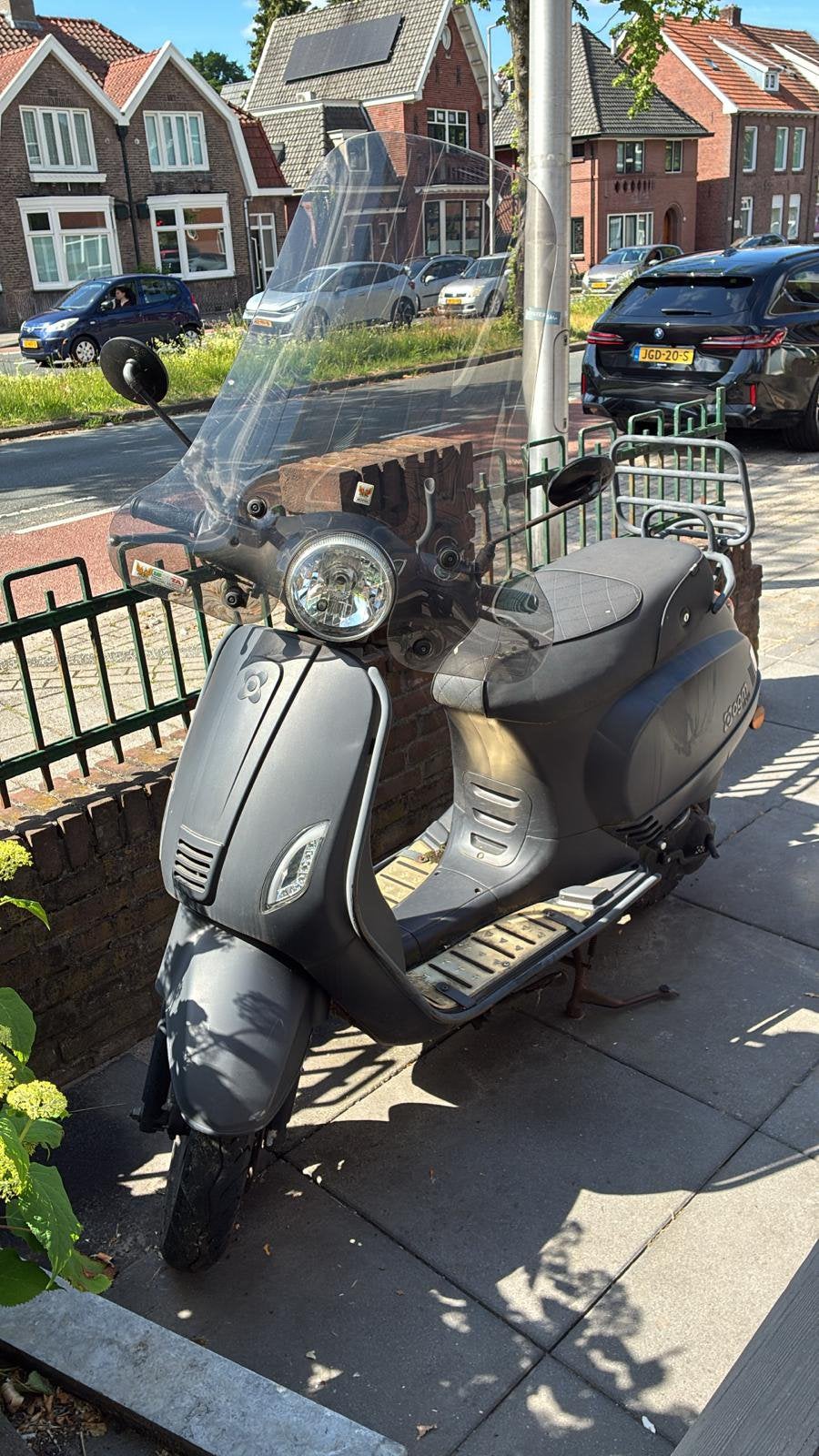 Scooter agm vx50 mat antraciet met windscherm, Overige merken, Gebruikt, Ophalen of Verzenden, Benzine