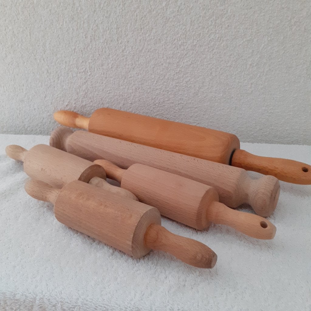 houten deegrol, Hout, Ophalen of Verzenden, Bruin, Overige typen
