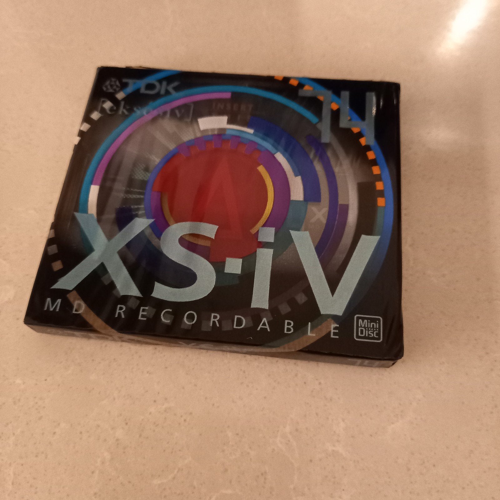4x TDK XS-iV 74 MiniDisc Limited Design Edition Nieuwin seal, Ophalen of Verzenden, Nieuw, Overige merken