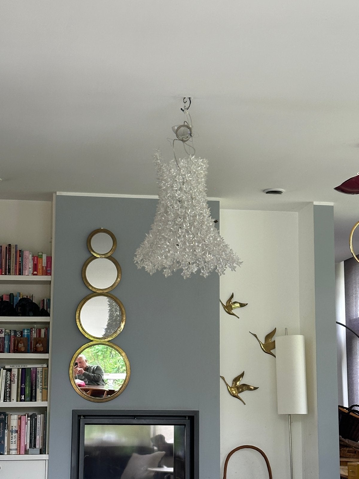 Kartell Bloom Hanglamp - Kristalhelder Design, Huis en Inrichting, Lampen | Hanglampen, Ophalen of Verzenden, Zo goed als nieuw