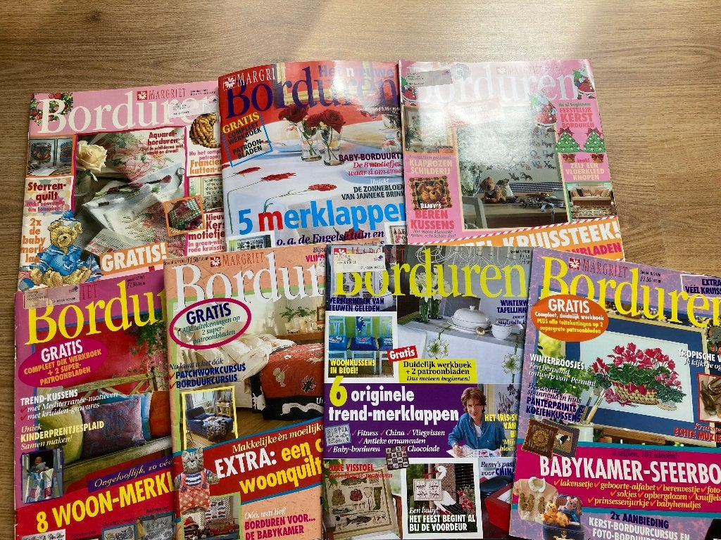 Tijdschriften Borduren, Ophalen of Verzenden, Zo goed als nieuw, Handborduren, Patroon