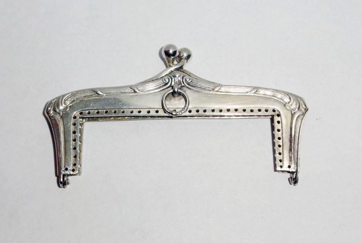 Tasbeugel Zilver Jugendstil, Verzenden, Zilver