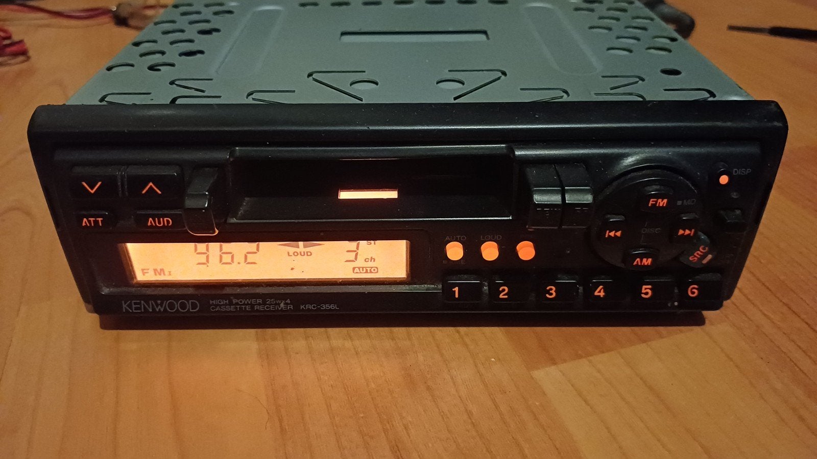 Kenwood KRC-356L Autoradio Cassette Speler, Ophalen of Verzenden, Gebruikt