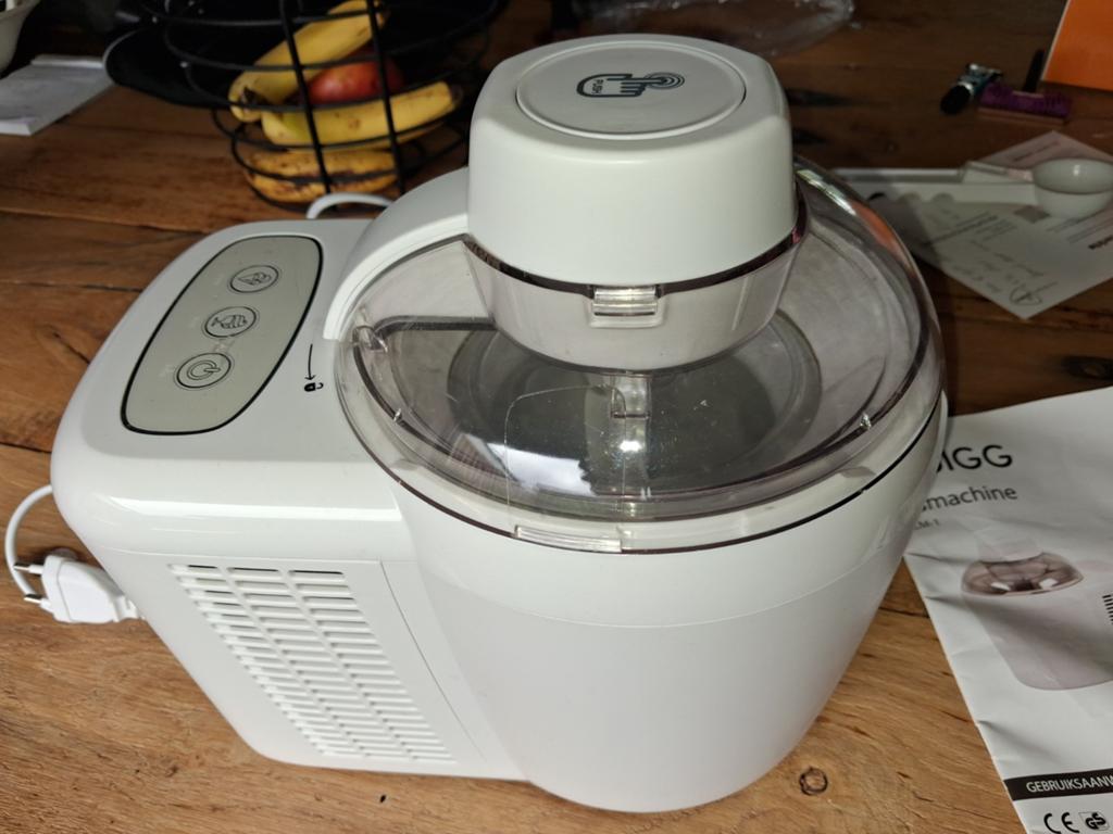 Quigg Ijsmachine ICM-1 - Maak zelf heerlijk ijs!, Ophalen of Verzenden