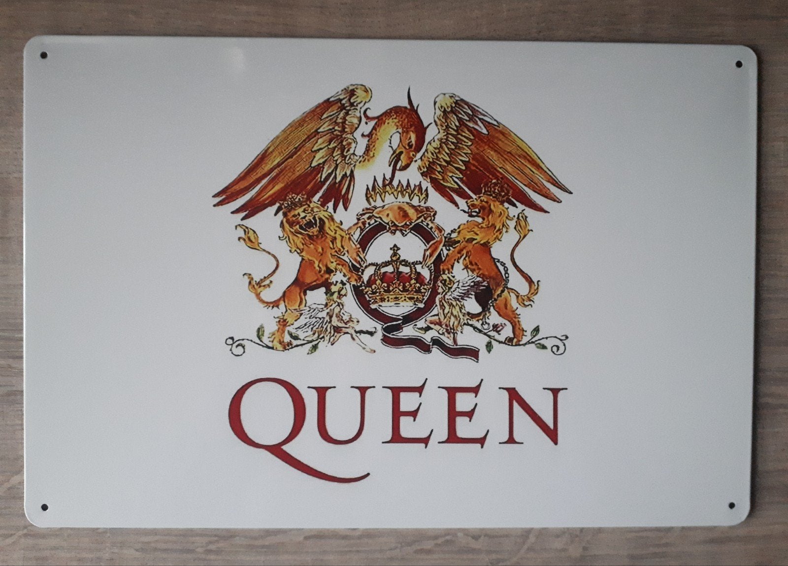 Queen 20x30 cm Metalen Reclamebord, Ophalen of Verzenden, Nieuw, Poster, Artwork of Schilderij