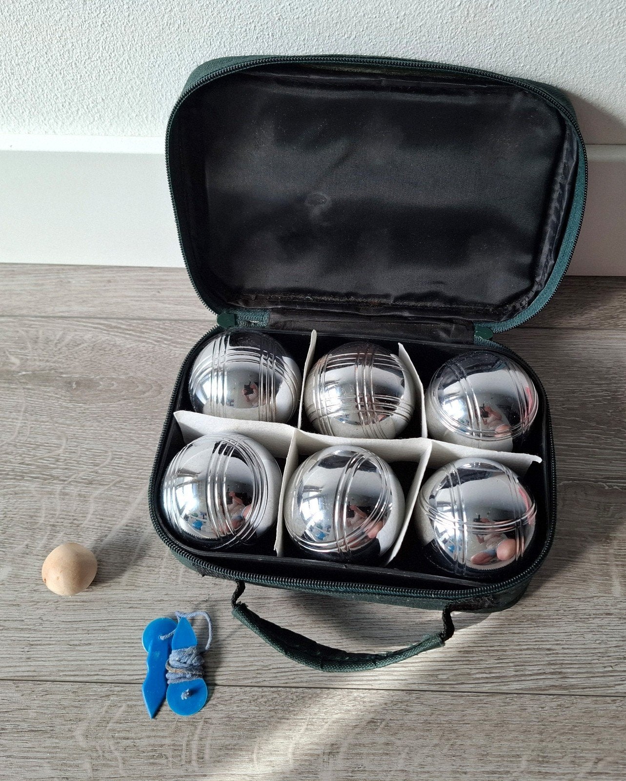 Jeu de boules set 6 ballen, Ophalen of Verzenden