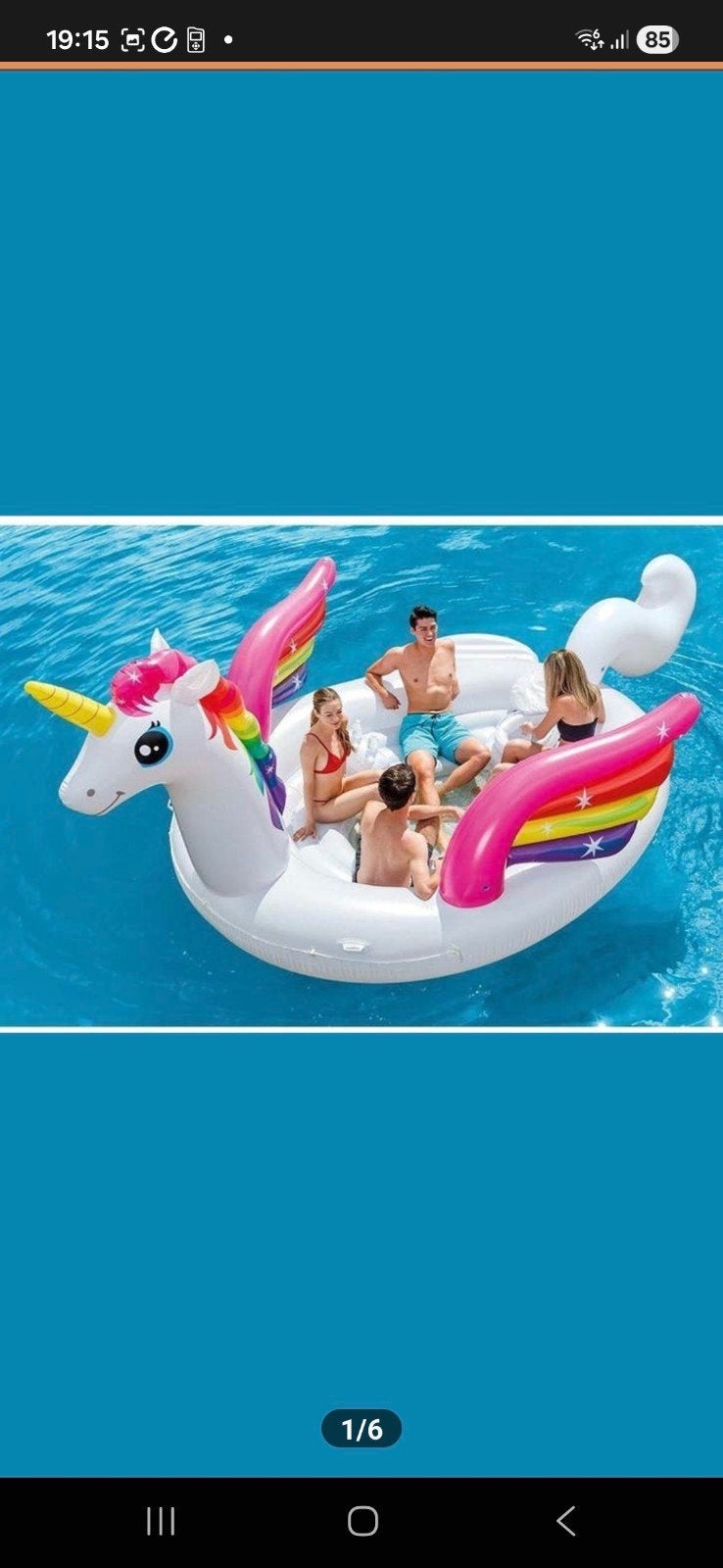 Unicorn lounge eiland intex, Ophalen of Verzenden