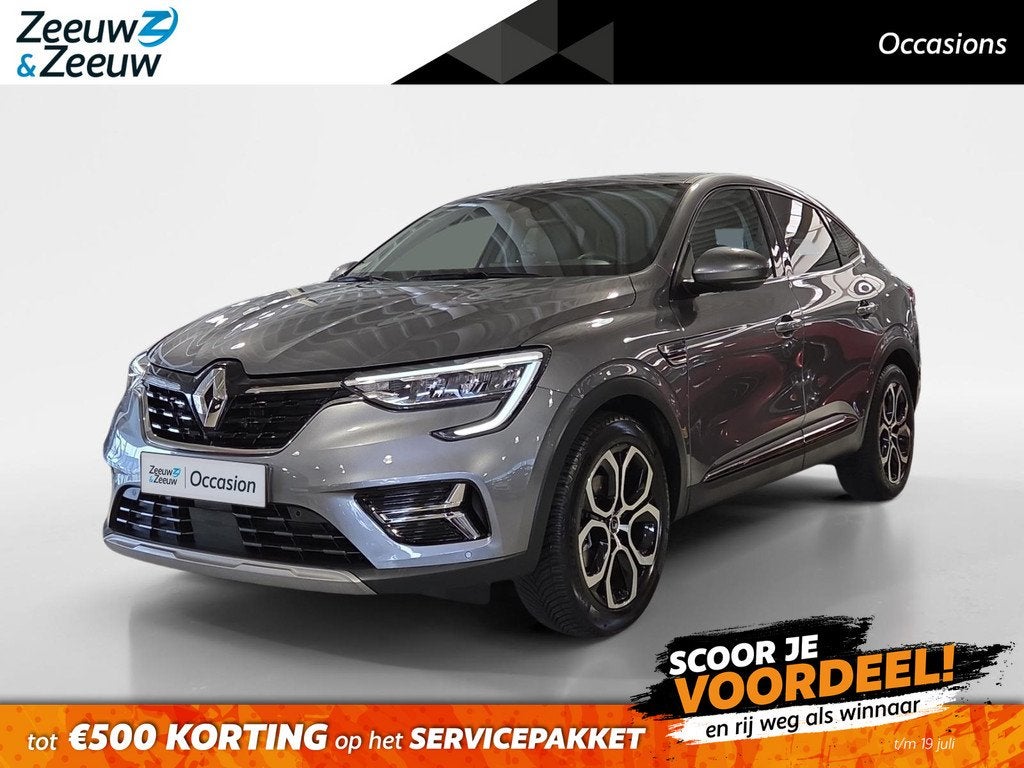 Renault Arkana 1.6 E-Tech Hybrid 145 Intens * Automaat * Cam, Auto's, Renault, Gebruikt, Euro 6, Leder en Stof, Origineel Nederlands