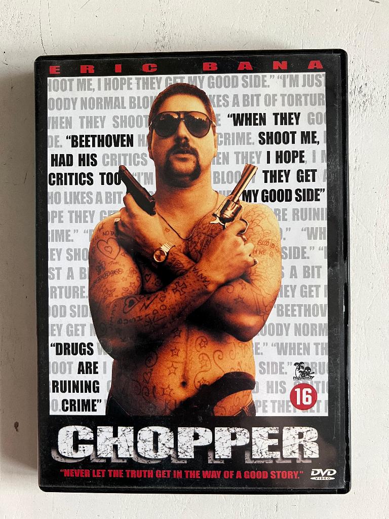 Chopper, Cd's en Dvd's, Dvd's | Thrillers en Misdaad, Gebruikt, Vanaf 16 jaar, Ophalen of Verzenden