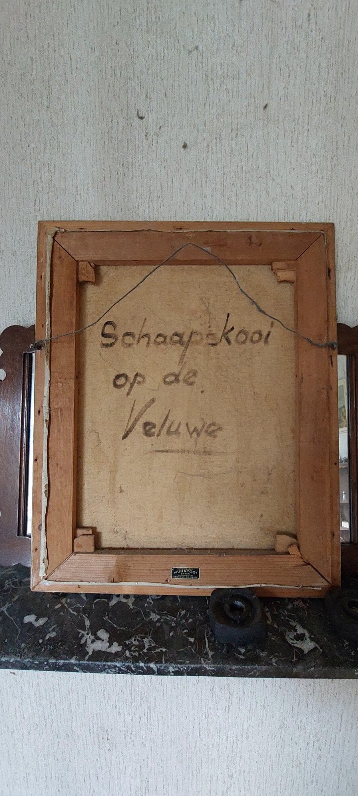 3 schilderijen De Bruin Veluwe nalatenschap, Ophalen, Acrylverf, Doek, Gesigneerd