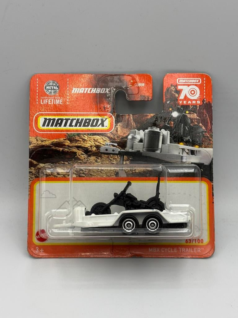 Matchbox MBX Cycle Trailer, Ophalen of Verzenden, Zo goed als nieuw