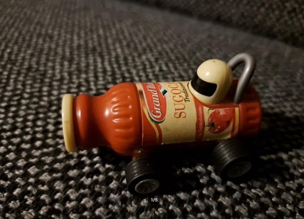 Race auto grand Italia boodschap fles, Ophalen of Verzenden