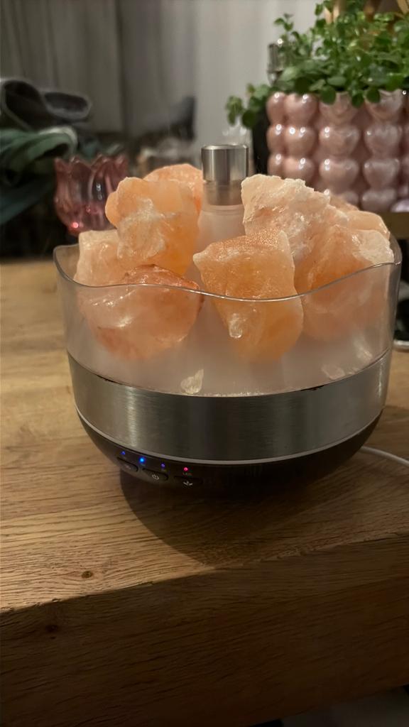Himalaya zoutsteen aroma diffuser, Ophalen of Verzenden, Zo goed als nieuw