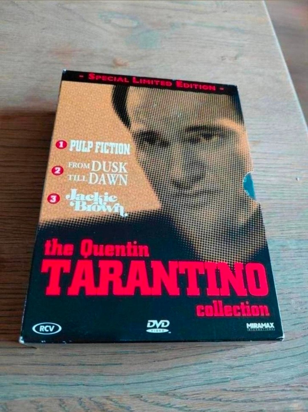 The Quentin Tarantino collection box met 3 films., Vanaf 16 jaar, Ophalen of Verzenden, Zo goed als nieuw, Maffia en Misdaad
