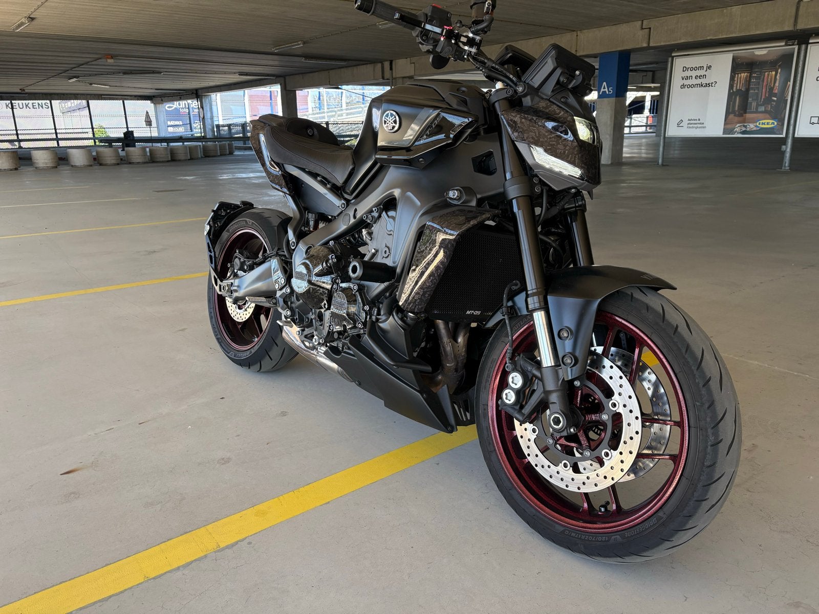Yamaha MT-09 2024 Custom, Motorrijbewijs A, Gebruikt, 3 cilinders, Particulier