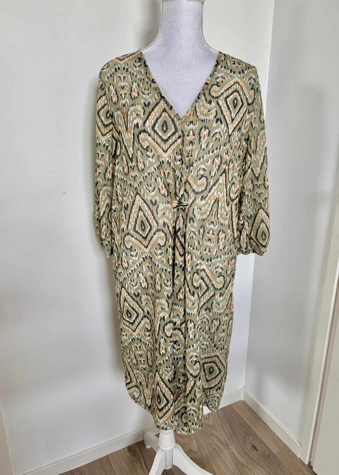 Leuke casual jurk - Fos Amsterdam - maat L, Kleding | Dames, Ophalen of Verzenden, Nieuw, Maat 42/44 (L), Knielengte