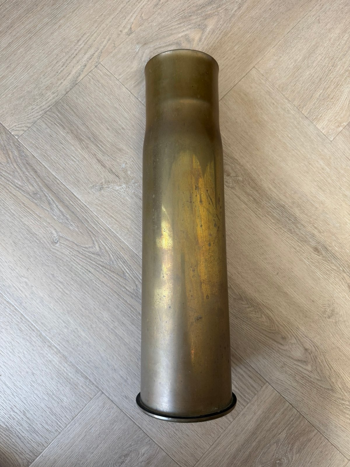 Duitse 8.8 cm SK C/95 huls (u-boot) 1911, Verzamelen, Ophalen of Verzenden, Duitsland, Hulzen of Bodemvondsten