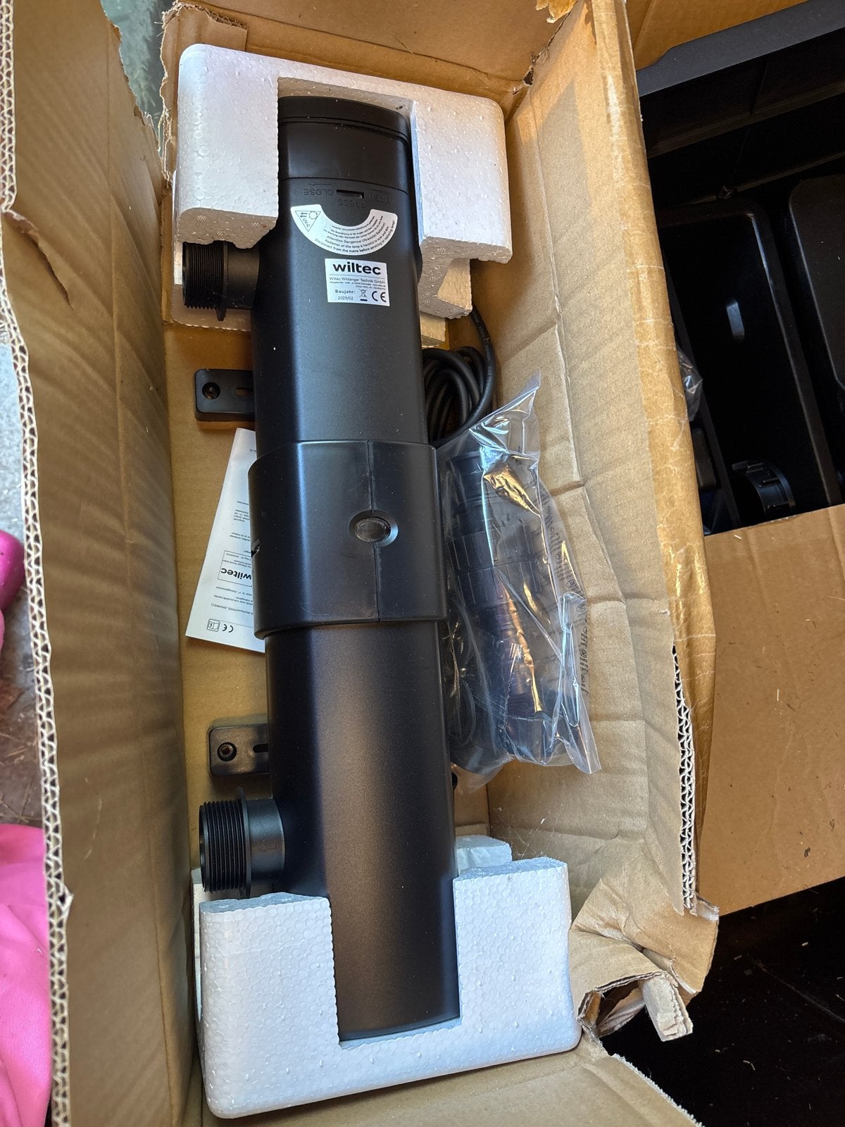 Wiltec Vijverfilter en UV-C lamp set - Nieuw in doos, Ophalen of Verzenden, Nieuw, Vijverfilter