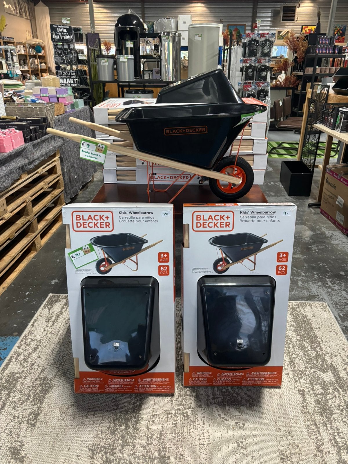 Black & Decker kinder kruiwagen nieuw, Black and Decker, Nieuw, Nb, Nb