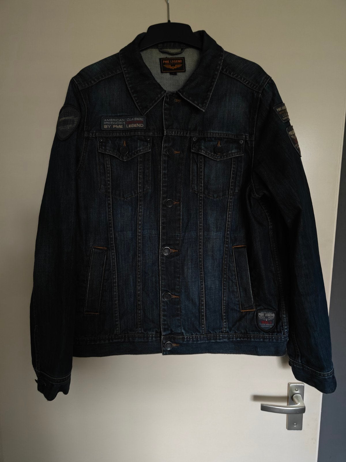 Zgan PME legend spijkerjack mt L, Kleding | Heren, Maat 52/54 (L), Blauw, Ophalen of Verzenden, Zo goed als nieuw